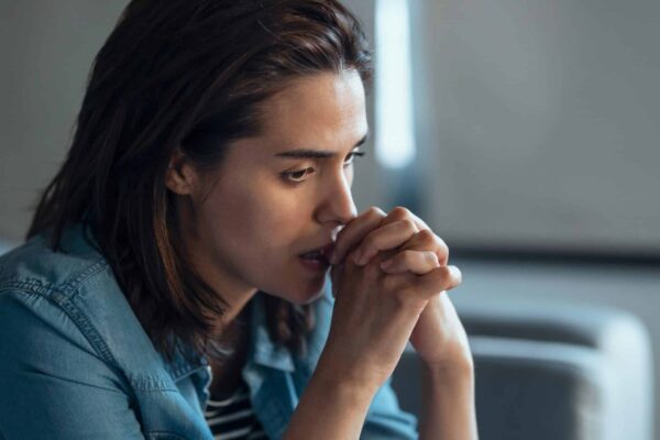 woman pensive